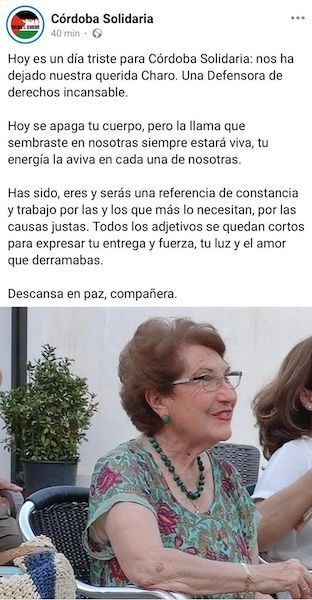 Córdoba Solidaria Charo Gutiérrez